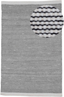 carpetfine Wollteppich Mona, rechteckig, Höhe: 5 mm, Wolle, Wendeteppich aus Wolle/Baumwolle, Wohnzimmer