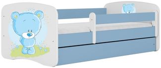 Raumhirsch Furniture Kinderbett 70x140, 80x160, 80x180 cm - Komplettset mit Matratze & Schublade (Bett für Mädchen, Einzelbett Kinder 2–12, mit Rausfallschutz & Lattenrost), verschiedene Farben & Designs