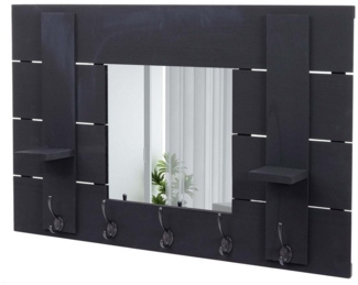 MCW Garderobenpaneel MCW-C89S, 2 Ablageflächen, 5 große Haken, BSCI-Sozialstandards geprüft