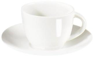 ASA Selection à table Espressotasse mit Untere / Untertasse, Fine Bone China, Warmes Weiß, 70 ml, 1930013