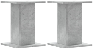 vidaXL Pflanzenständer 2 Stk. Betongrau 30x30x40 cm Holzwerkstoff 3307849