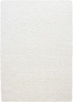 Hochflor Teppich Lux Läufer - 60x110 cm - Creme