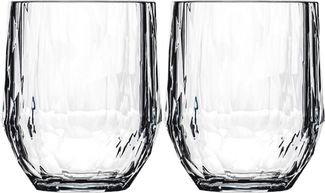 KOZIOL Weinglas CLUB, 2-tlg, Kunststoff, spülmaschinengeeignet, melaminfrei, CO² neutrale Produktion, 2-teilig