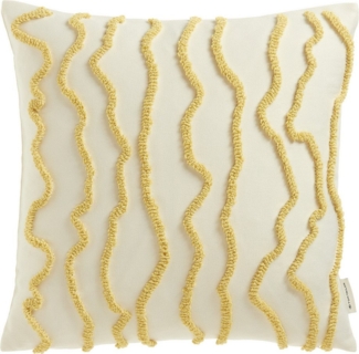 TOM TAILOR HOME Dekokissen Wavy, bestickt, mit hohem Baumwollanteil