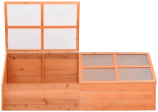 vidaXL Frühbeet Holz 180x57x62 cm 170648