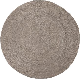 carpetfine Teppich Nele Juteteppich Naturfaser, rund, Höhe: 6 mm, geflochtener Wendeteppich aus 100%Jute, in rund und oval, viele Größen