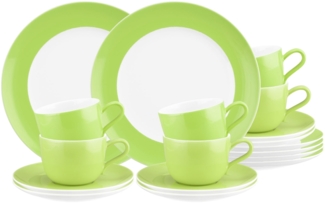 Seltmann Weiden Liberty Pure Colors Kaffeeservice 18-teilig Lime Green - DS