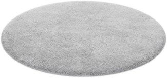 Homie Living Badematte Porto Azzurro, Höhe 30 mm, rutschhemmend beschichtet, fußbodenheizungsgeeignet, schnell trocknend, Polyester, rund, Badteppich, uni, rechteckig & rund, waschbar, Badezimmerteppich