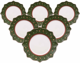 Villeroy & Boch Toy's Delight Speiseteller ø 28,4 cm 6er Set Grün - DS