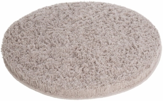 Möve Badematte Superwuschel, Badvorleger, Badezimmer Teppich, Höhe 40 mm, rutschhemmend beschichtet, fußbodenheizungsgeeignet, schnell trocknend, strapazierfähig, Polyester, rund, Mikrofaser-Badematte, Badteppich, rechteckig, rund & als 3-tlg. Set