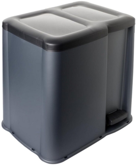 Centi Biomülleimer Treteimer SAYN 1x 14 L und 1x 6 L, Treteimer Küche mit Pedalfunktion