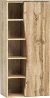 Midischrank >Kaprun< (B/H/T: 60x130x35 cm) in wotaneiche - 60x130x35 (BxHxT)