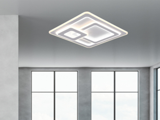 Trio Leuchten LED Deckenleuchte Mita weiß 51,5 cm dimmbar