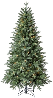 Primaster Weihnachtsbaum 1,8 m grün beleuchtet 150 Lichter warmweiß