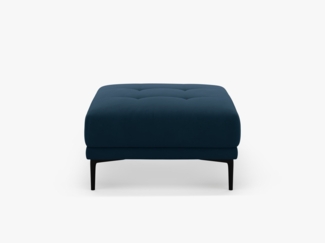 Micadoni Hocker Bemy 1-Sitzer Samt Königsblau