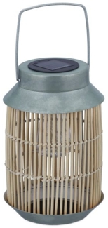Solarlampe Rattan & Metall 10042554
