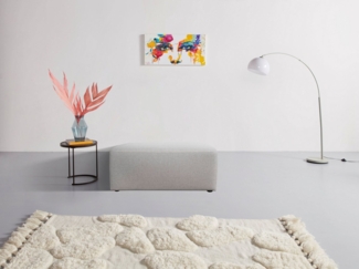 INOSIGN Polsterhocker Koa, Hocker, passend zur Modulserie KOA, in Webstoff, weicher Lounge-Sitzkomfort