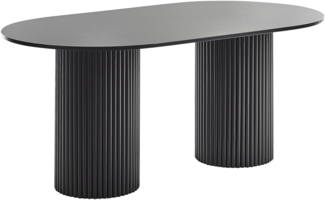 Esstisch SHERIDAN Schwarz 180 cm 100 cm