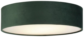 Licht-Erlebnisse Deckenleuchte DEREK, ohne Leuchtmittel, 2-flammig E27 Ø 38 cm Grün Metall Modern Wohnzimmer