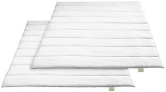 Dreamstar Microfaserbettdecke Eco, Bettdecken 2er-Set - 4-Jahreszeiten, Ganzjahres, Winter & Sommer, Füllung: Faserfüllung, Bezug: angenehm weiche Microfaser, allergikerfreundlich, atmungsaktiv, temperaturausgleichend, 135x200 cm