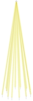vidaXL LED-Weihnachtsbaum für Fahnenmast Warmweiß 732 LEDs 500 cm 343526