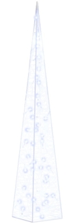 vidaXL LED-Leuchtkegel Acryl Deko Blau 90 cm 328961