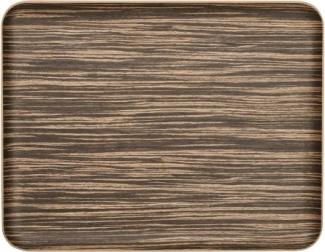 Asa Wood Ebony Holz-Tablett rechteckig 36x28 cm