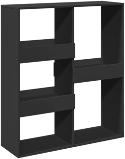 vidaXL Raumteiler Schwarz 100x33x115 cm Holzwerkstoff 3309547