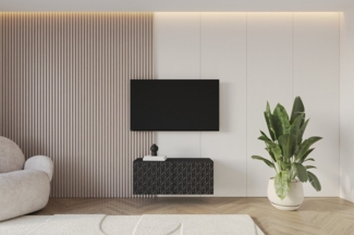 ALTDECOR Lowboard VIRA (1 St, TV-Schrank, TV Möbel, TV Cabinet, Fernsehtisch hängend 100cm), Fernseher schrank, TV Kommode, TV Tisch, TV Sideboard, TV Boar