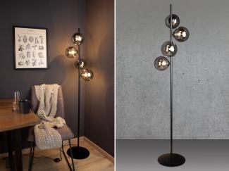 Luce Design Neptun Nero Stehleuchte 4-flammig ECO Light