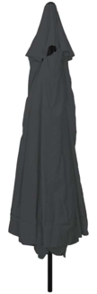 vidaXL Gartenparasol Anthrazit und Schwarz 395 x 395 x 245 cm 42003638