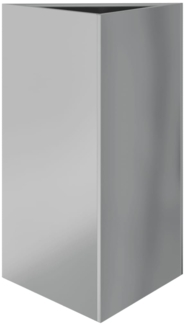 vidaXL Pflanzkübel Dreieckig 50x43x75 cm Verzinkter Stahl 851181