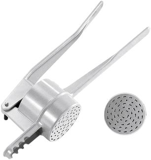 Spätzlepresse 42cm silber "Spätzlechef" handgesch.