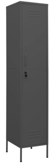 vidaXL Schließfachschrank Anthrazit 35x46x180 cm Stahl 336258