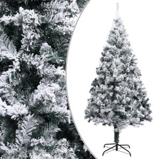 vidaXL Künstlicher Weihnachtsbaum Beschneit Grün 300 cm PVC 328478