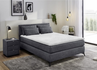 Jockenhöfer Gruppe Boxspringbett Paulina, inkl. Topper und Kissen, Härtegrade wählbar, 140x200 cm oder 180x200cm