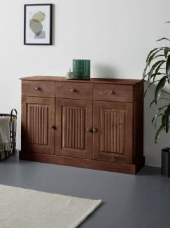 Home affaire Sideboard Liotta, Kommode mit 2 Schubkästen u. 2 verstellbare Einlegeböden