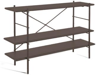 Outdoor Regal Etagere 120x34x80 cm bronze BRO