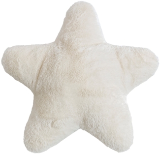 Magma Heimtex Dekokissen gefülltes 'Stella' ∅ 38 cm Elfenbein - Weiß