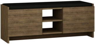 Dmora Schuhschrank Axar, Schuhregal, Mehrzweck-Eingangsgarderobe, Möbel für Schuhe, 110x37h43 cm, Eiche