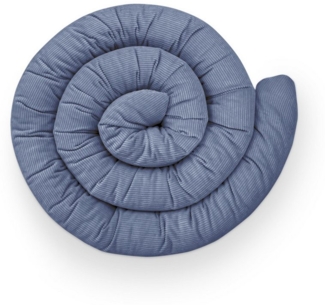 Ehrenkind Nestchenschlange Bettschlange Cord aus 100% Bio-Baumwolle, Schutz und Geborgenheit, (Kuschelschlange, Bettumrandung Babybett), Bettschlange Baby