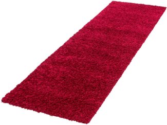 Shaggy Teppich LIFE RED 80 X 250cm Läufer