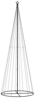 vidaXL LED-Weihnachtsbaum Kegelform Blau 732 LEDs 160x500 cm 343496