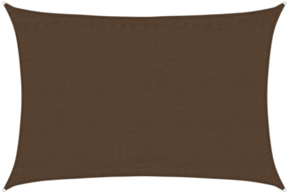 vidaXL Sonnensegel 160 g/m² Braun 3,5x5 m HDPE 311792