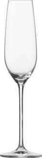 Schott Zwiesel Fortissimo Sektglas 7, 6er Set, mit Moussierpunkt, Proseccoglas, Champagnerglas, Glas, 240 ml, 112494