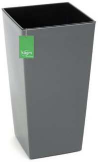 KAGM Pflanzkübel Blumenkübel Blumentopf in Hochglanz mit Pflanzeinsatz (inkl. Pflanzeinsatz)