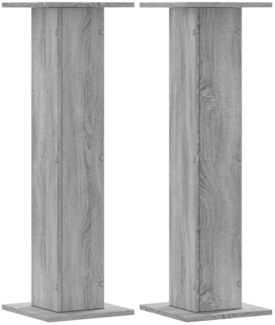 vidaXL Pflanzenständer 2 Stk. Grau Sonoma 30x30x95 cm Holzwerkstoff 3307878