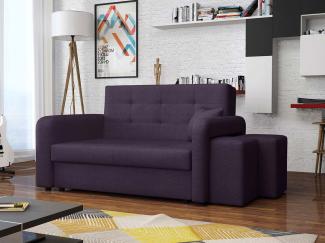 Schlafsofa Viva Home II, Nische für Hocker auf der rechten Seite, Farbe: Enjoy 15