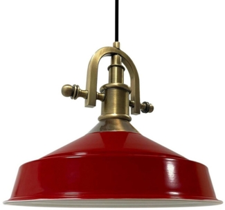 Bamyum Pendelleuchte Bamyum Pendelleuchte I Asletl-Marine l Ø41 cm E27 Metall Vintage Lampe, ohne Leuchtmittel