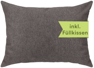 Selfitex Dekokissen 60 x 80 cm inkl. Füllkissen, Sofakissen, versch. Stoffe zur Auswahl, für Couch, Sofa und Bett